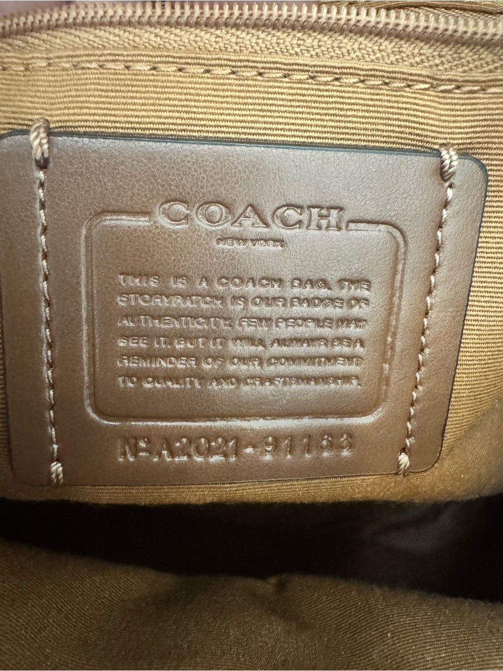 Coach Jes Colorblock Leather Backpack - Picture 8 of 13